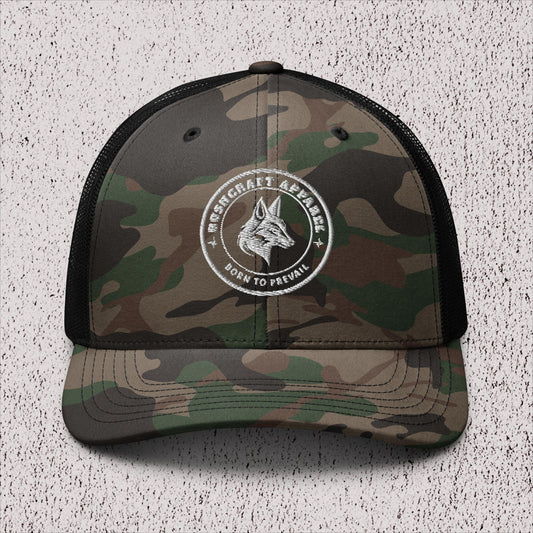 Born to Prevail Camo Trucker